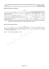 S-5742RBL2B-Y3N2U Datasheet Pagina 5