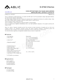 S-5742RBL2I-Y3N2U Datasheet Copertura