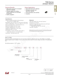 TDD01H0SB1R Datasheet Copertura