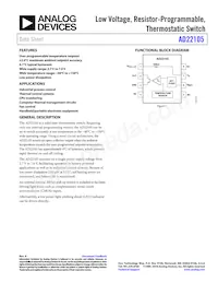 AD22105AR-REEL7數據表 封面