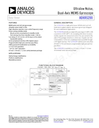 ADXRS290BCEZ-RL7數據表 封面