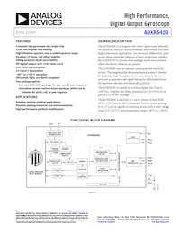 ADXRS450BEYZ-RL Datasheet Cover