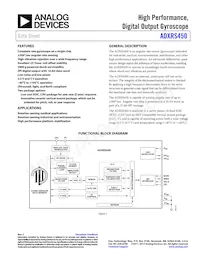 ADXRS450BEYZ-RL Datasheet Copertura