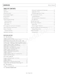 ADXRS450BEYZ-RL Datasheet Pagina 2