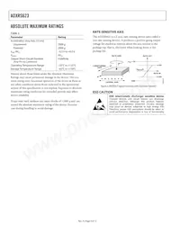 ADXRS623BBGZ-RL Datasheet Page 4