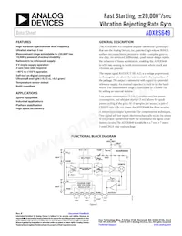 ADXRS649BBGZ-RL Datasheet Cover