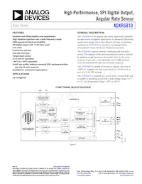 ADXRS810WBRGZ-RL數據表 封面