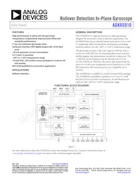 ADXRS910WBRGZ-RL Datasheet Cover