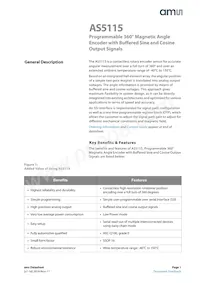 AS5115A-HSST Datasheet Cover