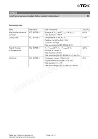 B59008C0140A040 Datasheet Pagina 3