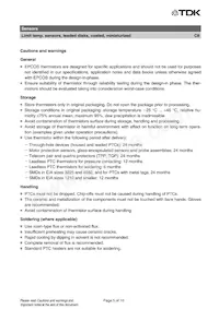 B59008C0140A040 Datasheet Pagina 5