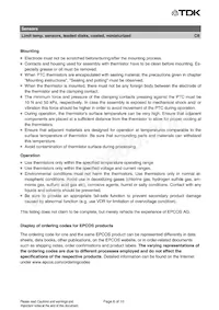 B59008C0140A040 Datasheet Pagina 6