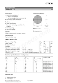 B59060A0220A010 Datasheet Pagina 2