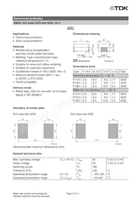 B59101P1080A062 Datasheet Pagina 2