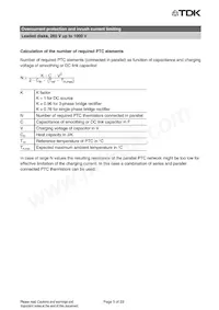 B59754C0120A070 Datasheet Pagina 5