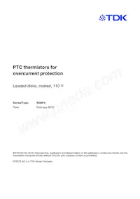 B59830C0160A070 Datasheet Copertura