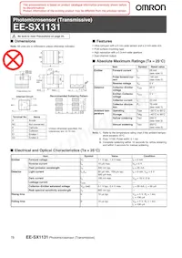 EE-SX1131 Datasheet Copertura