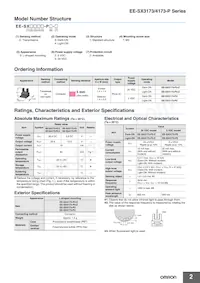 EE-SX3173-P2 Datasheet Pagina 2