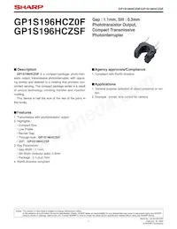 GP1S196HCZSF數據表 封面