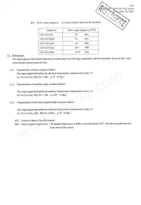 GP1UX511QS Datasheet Pagina 6