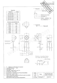 GP1UX511QS Datasheet Pagina 8