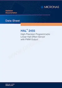 HAL2455DJ-A Datenblatt Cover