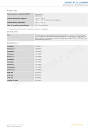 ISD400-7211 Datasheet Pagina 3