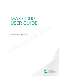 MAX21000+TWCHS Datasheet Cover