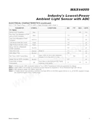 MAX44009EDT+ Datasheet Pagina 3