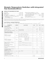 MAX6670AUB40+T Datasheet Pagina 2