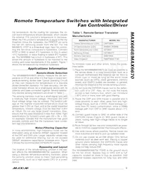 MAX6670AUB40+T Datasheet Pagina 5