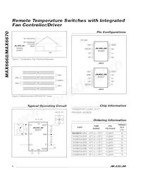 MAX6670AUB40+T Datasheet Pagina 6