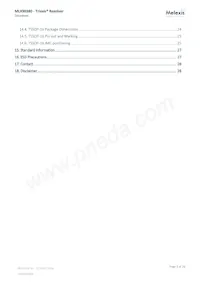 MLX90380LDC-BAB-100-SP Datasheet Pagina 3