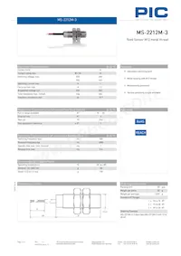 MS-2212M-3-1-0500 Datasheet Copertura