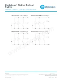 OPB480L11Z Datasheet Pagina 4