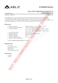 S-5842AAAL-M6T1U Datasheet Copertura