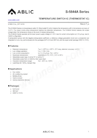 S-5844ACAB-M5T1U Datasheet Copertura