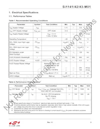 SI1141-M01-GM Datasheet Page 5