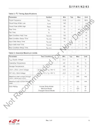 SI1142-A11-YM0 Datasheet Pagina 9