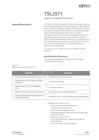 TSL25715FN Datasheet Cover