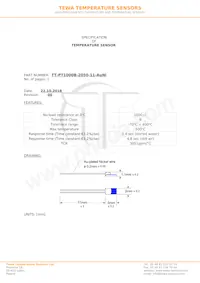 TT-PT-1000B-2050-11-AUNI Datasheet Copertura