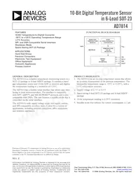 AD7814ARM-REEL7 Datasheet Cover