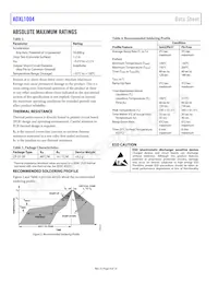 ADXL1004BCPZ-RL7數據表 頁面 4