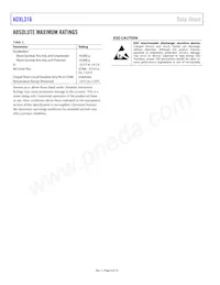 ADXL316WBCSZ-RL7 Datenblatt Seite 4