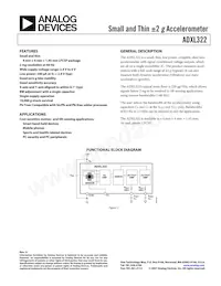 ADXL322JCP-REEL7 Datenblatt Cover