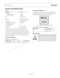 ADXL346ACCZ-RL數據表 頁面 5