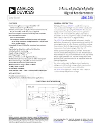 ADXL350BCEZ-RL Datasheet Cover