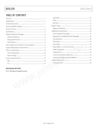 ADXL350BCEZ-RL Datasheet Pagina 2