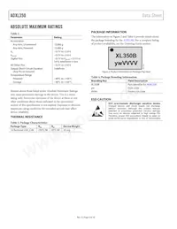 ADXL350BCEZ-RL Datasheet Page 4