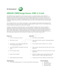 AR0430CSSC14SMRA0-DP Datasheet Copertura